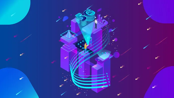 互联网科技5G时代2.5D商用图