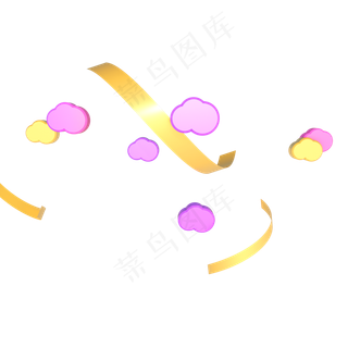 618电商渐变色漂浮装饰立体