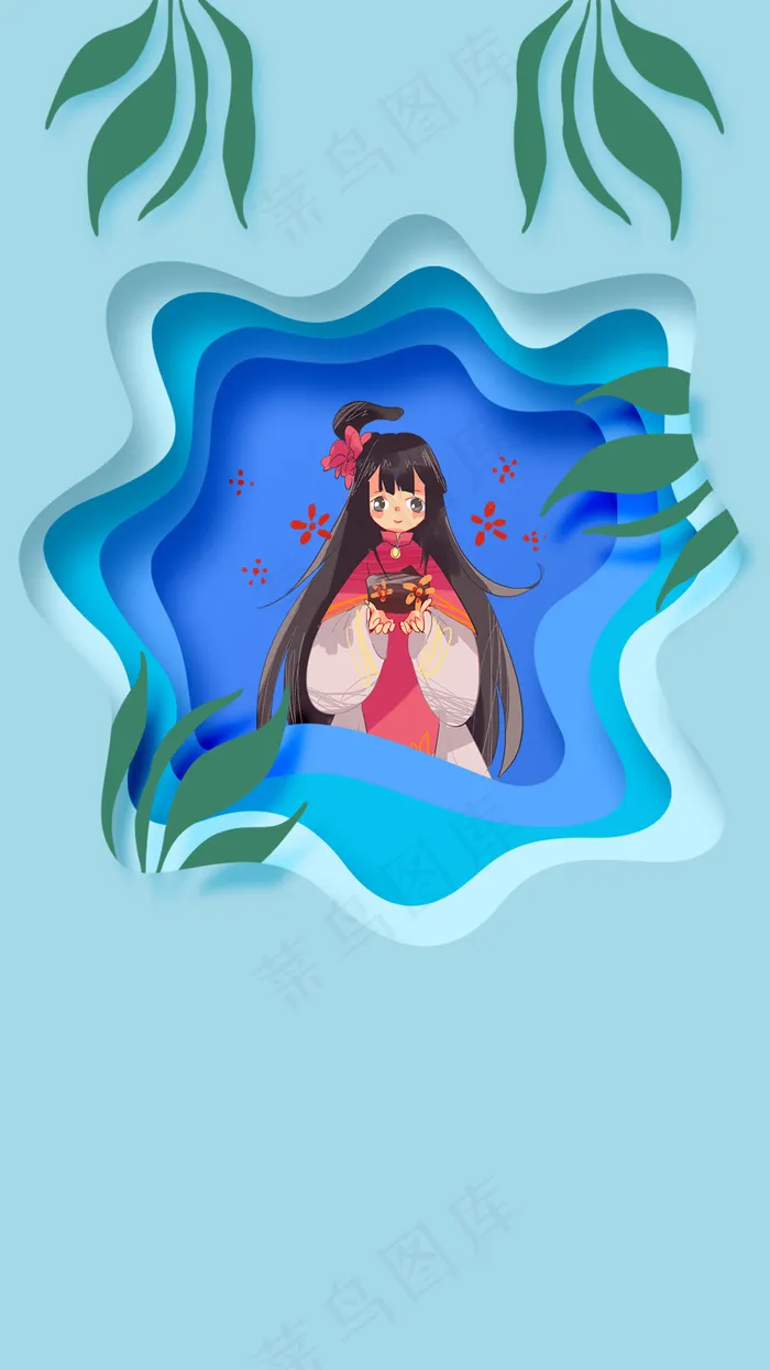 二十四节气之惊蛰(1080*1920px 	      )psd模版下载