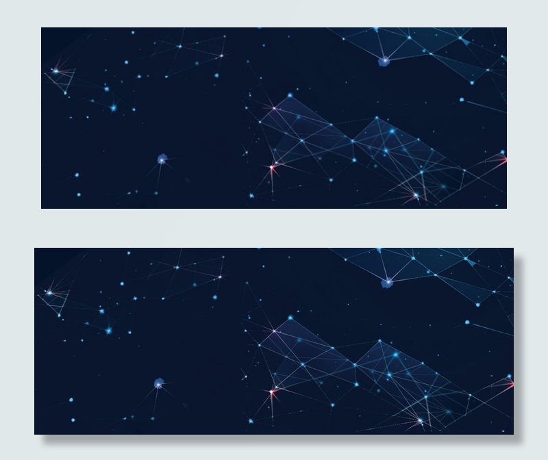 简约商务科技风线条互联网宣传海报