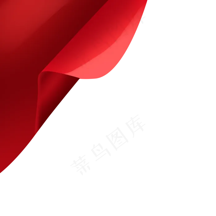 红色布帘,免抠元素(2000*2000px 300 dpi )psd模版下载