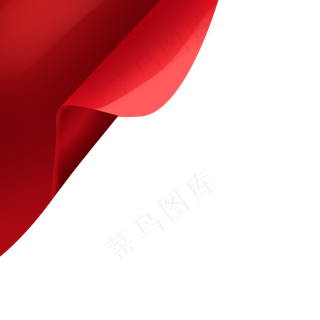 红色布帘,免抠元素