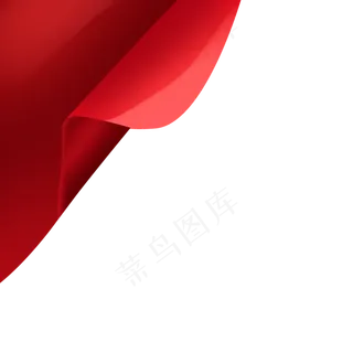 红色布帘,免抠元素