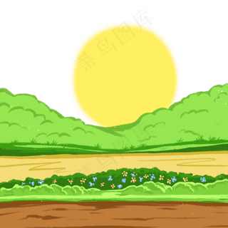 草地绿色植物树林