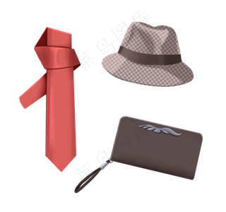 父亲节情人节男士礼物装饰搭配领