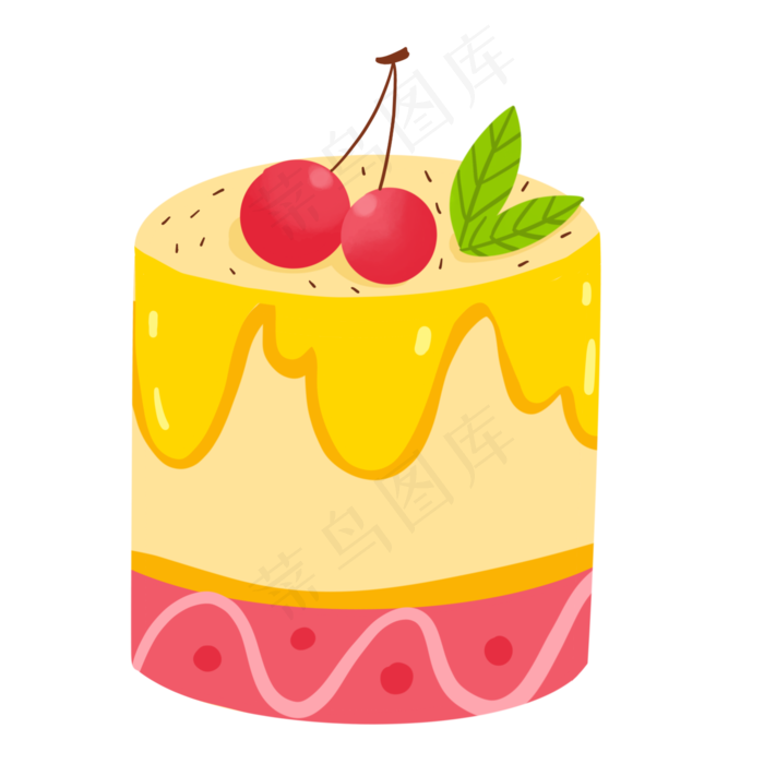 水果蛋糕食物(2000X2000(DPI:300))psd模版下载