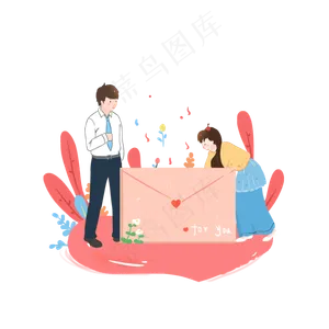 粉红情人节信封系列