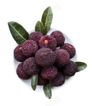 一碗杨梅,免抠元素