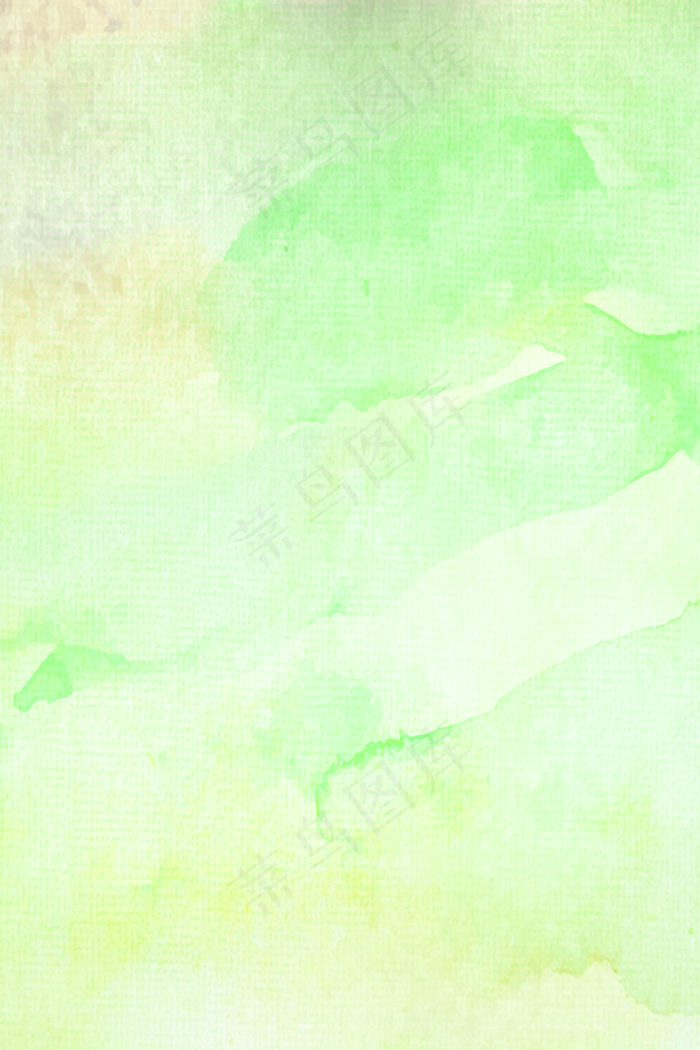 绿色清新水彩背景