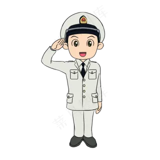 国庆节军队海军人物素材