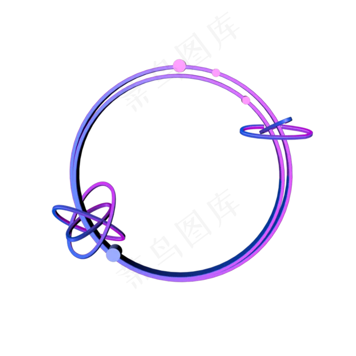 渐变立体装饰边框(2000X2000(DPI:300))psd模版下载