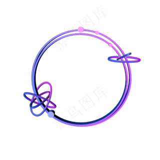 渐变立体装饰边框