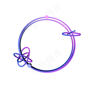 渐变立体装饰边框