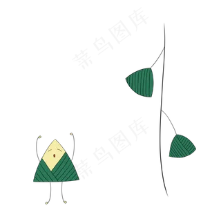 端午节卡通粽子