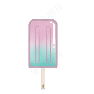 大暑小暑清凉消暑卡通风格矢量图