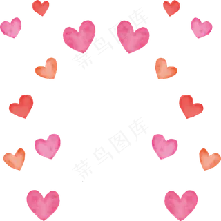 精美爱心装饰边框png