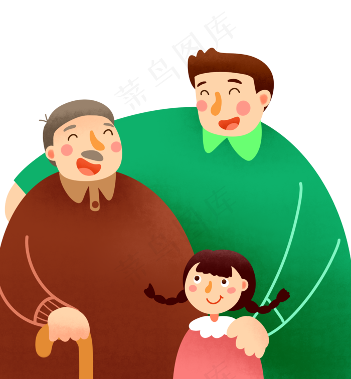 祖孙三代父亲节