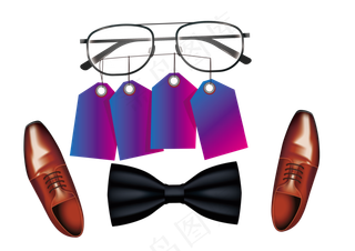 清新父亲节商务服装促销