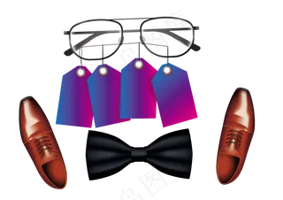 清新父亲节商务服装促销