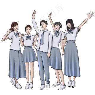 毕业季同学们的合影