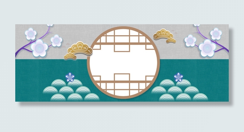 年货节中国风质感海报背景