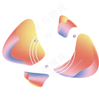 618彩色流体渐变618炫彩流