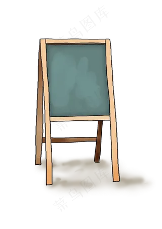 高考季手绘绿色黑板