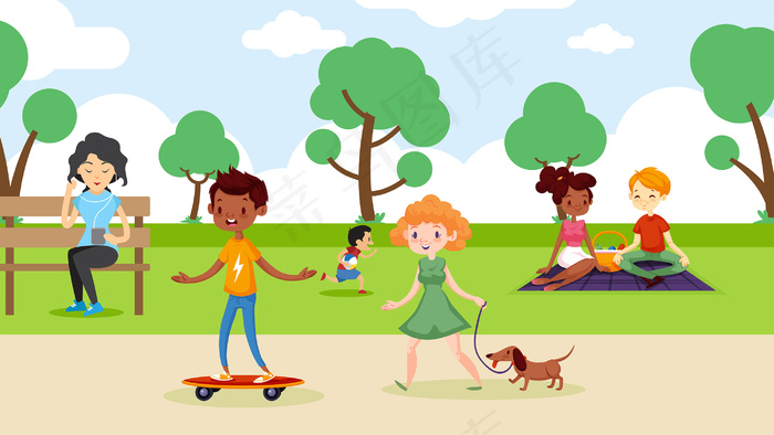 室外活动互动健身