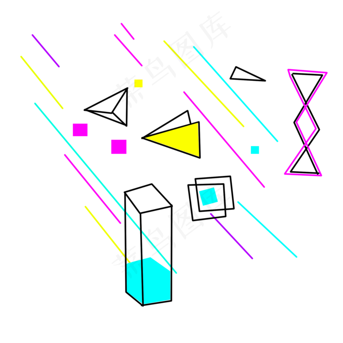 简约创意几何装饰图案