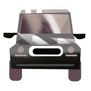 黑色吉普车儿童节