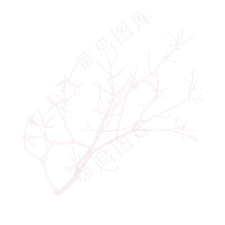 初春春季简约唯美树枝