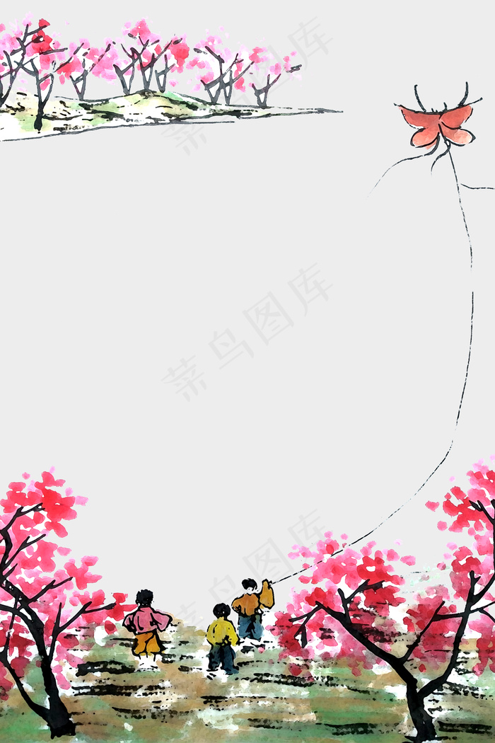 创意中国风传统清明节海报