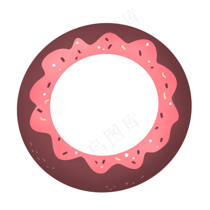 粉红色可爱六一儿童节巧克力甜甜(2000X2000(DPI:300))psd模版下载