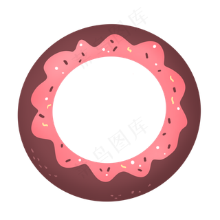 粉红色可爱六一儿童节巧克力甜甜