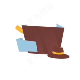 简约风父亲节标签