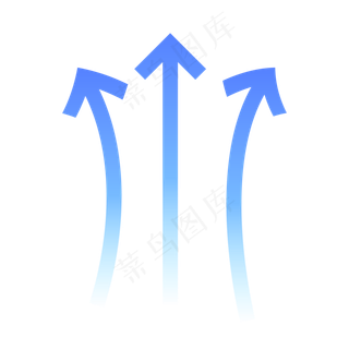 矢量透气感箭头,免抠元素