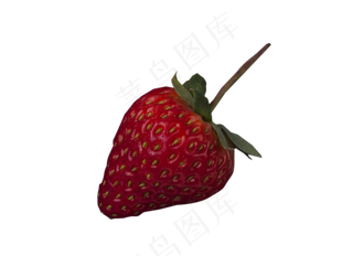 水润多汁草莓好吃