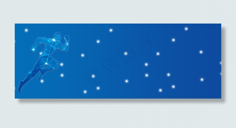 蓝色清新科技电商促销banner(1920*700px 	       )psd模版下载