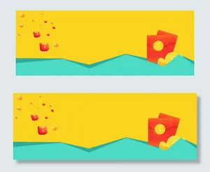 金融理财扁平banner