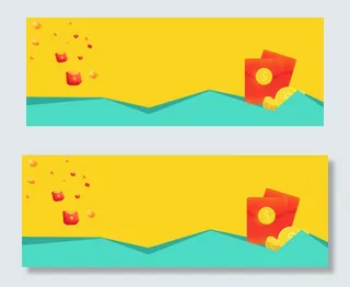 金融理财扁平banner