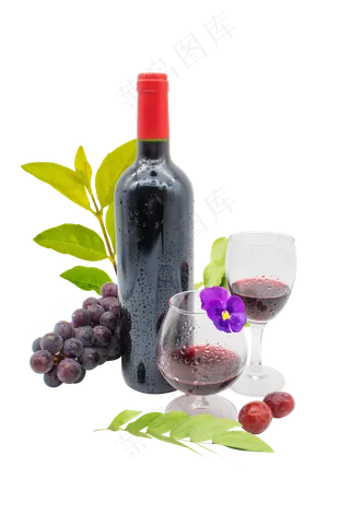 新鲜水果葡萄酒