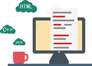 网站建设编码语言,免抠元素