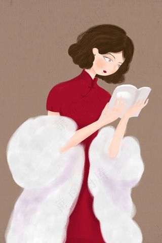 国潮风国民披风女子