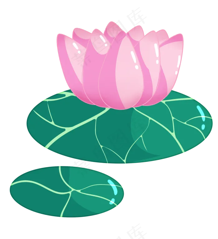 含苞待放荷花(2150X2362(DPI:299))psd模版下载