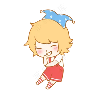 愚人节偷笑的小丑