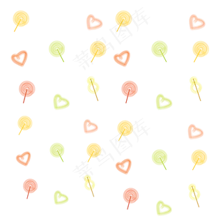 棒棒糖零食糖果底纹,免抠元素