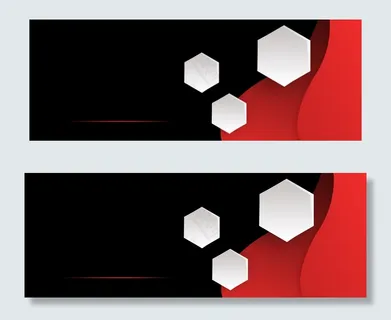 黑红商务科技色块样式双十二购物狂欢