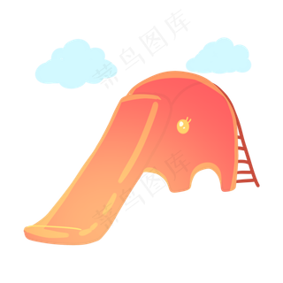 儿童节大象滑梯