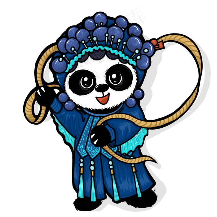 川剧四川熊猫喷火变脸