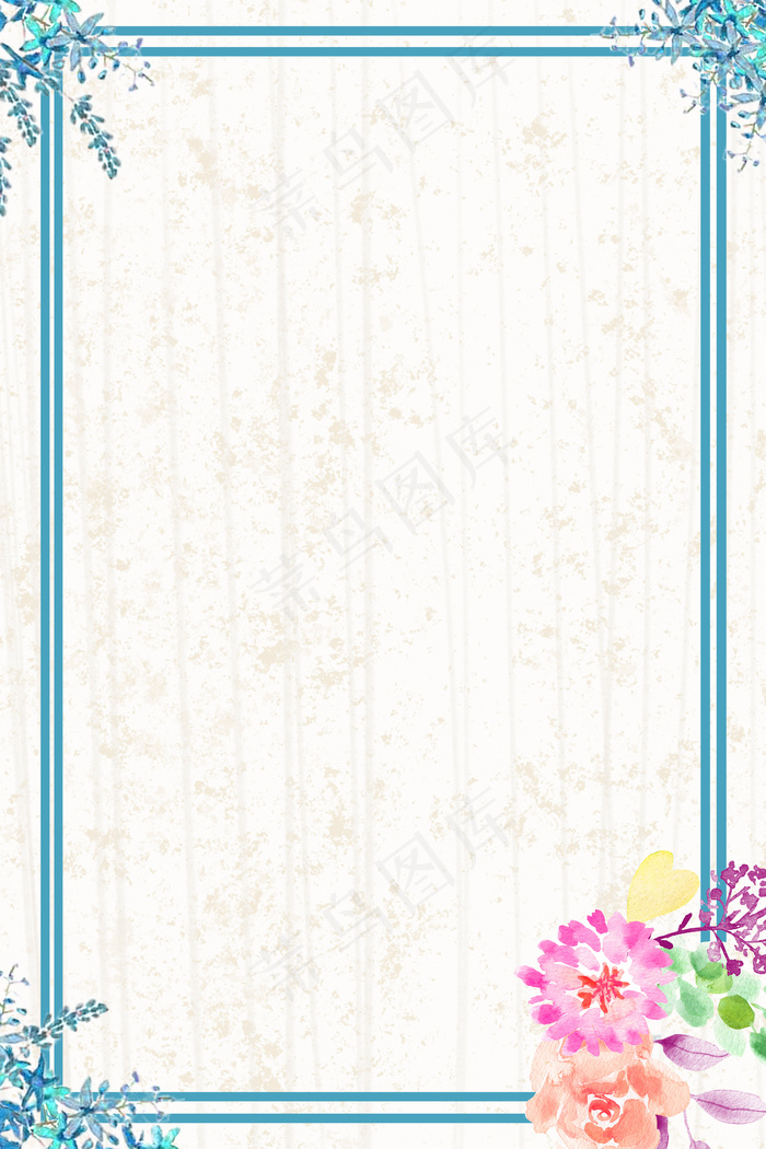 浪漫春天桃花背景图